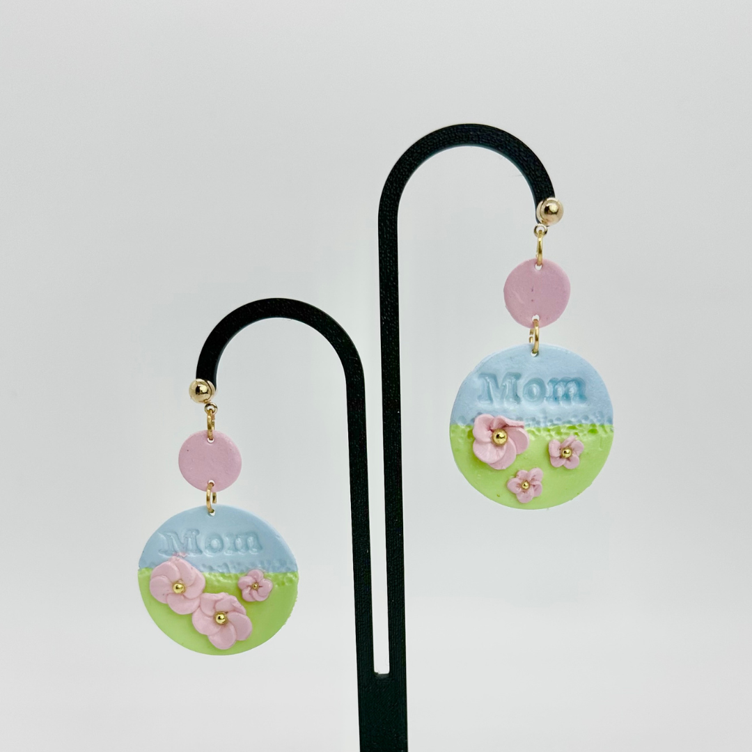 Mom & a few flowers Earrings