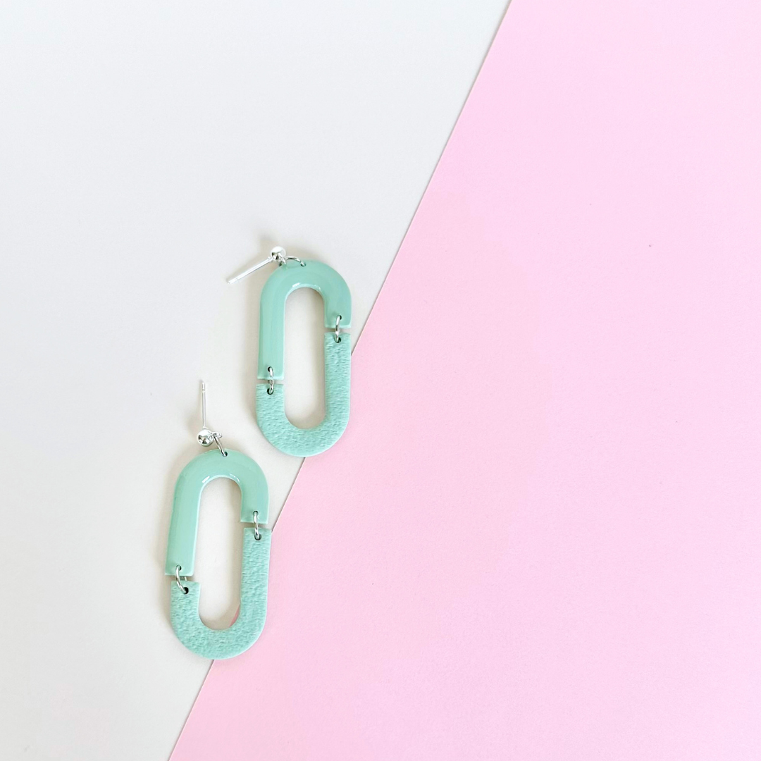 Leather Gloss Spunk Earrings