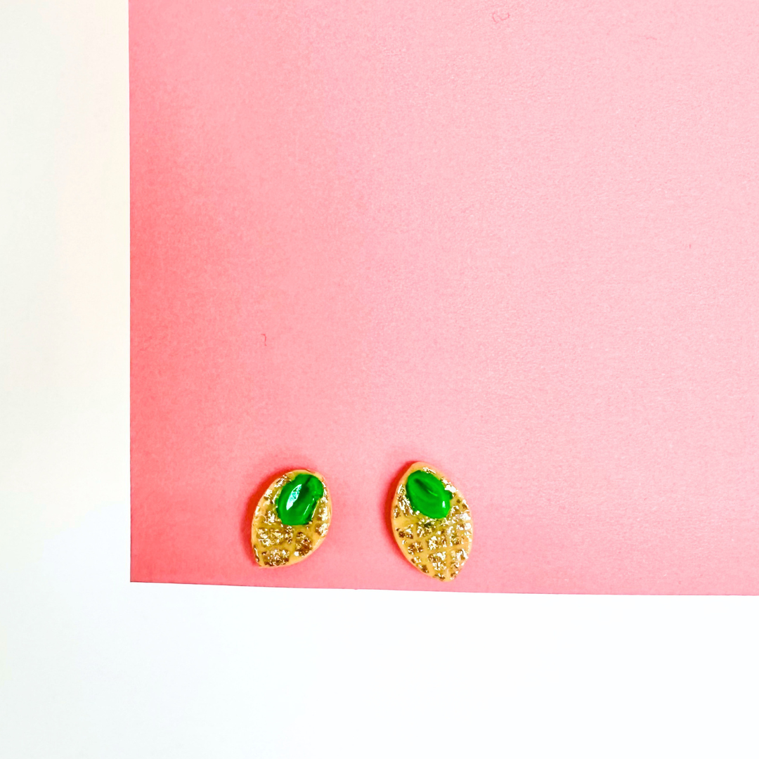 Golden Lemon Joy Earrings