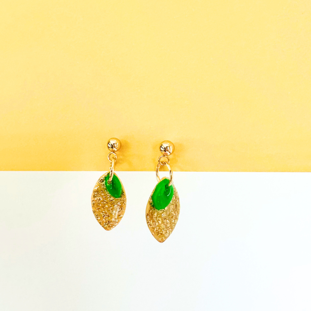 Golden Lemon Joy Earrings