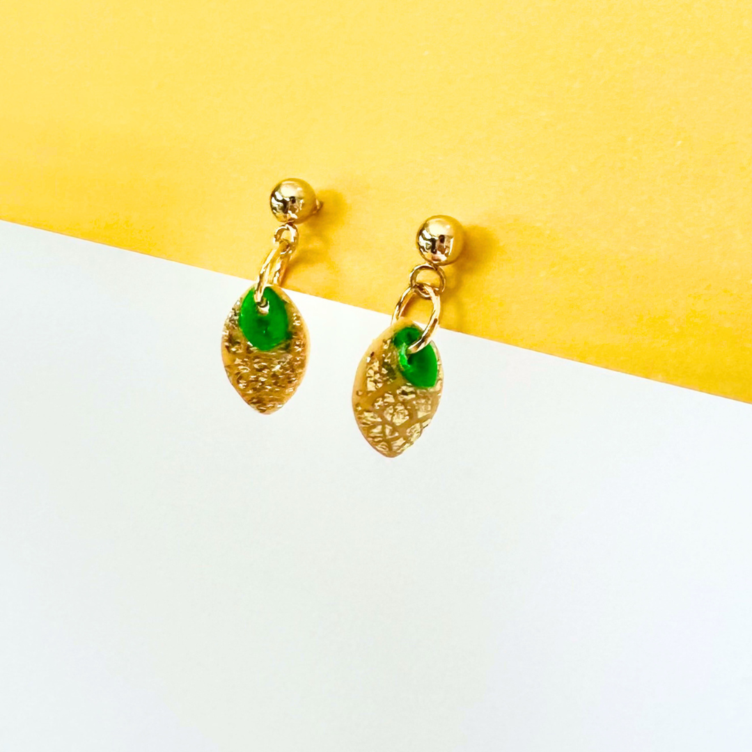 Golden Lemon Joy Earrings