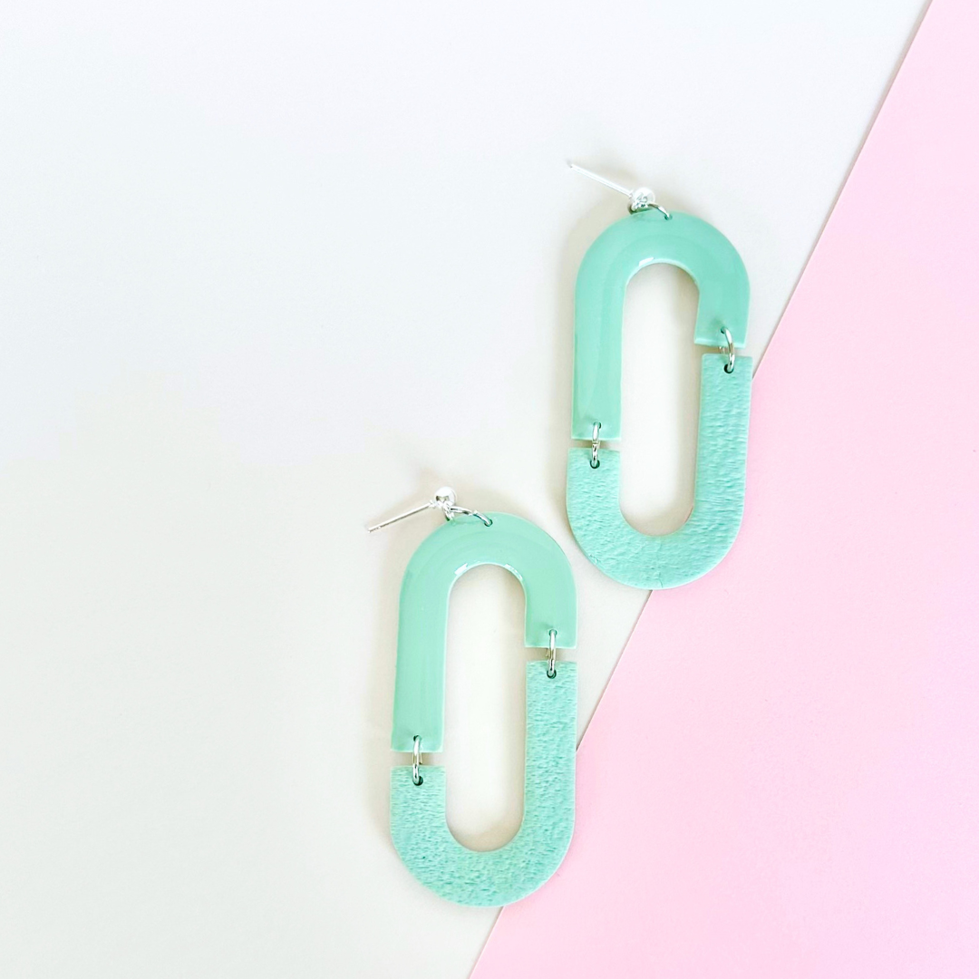 Leather Gloss Spunk Earrings