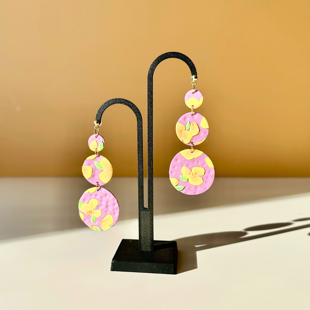 Tropical delight dangle earrings