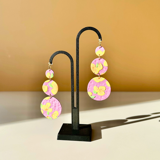 Tropical delight dangle earrings